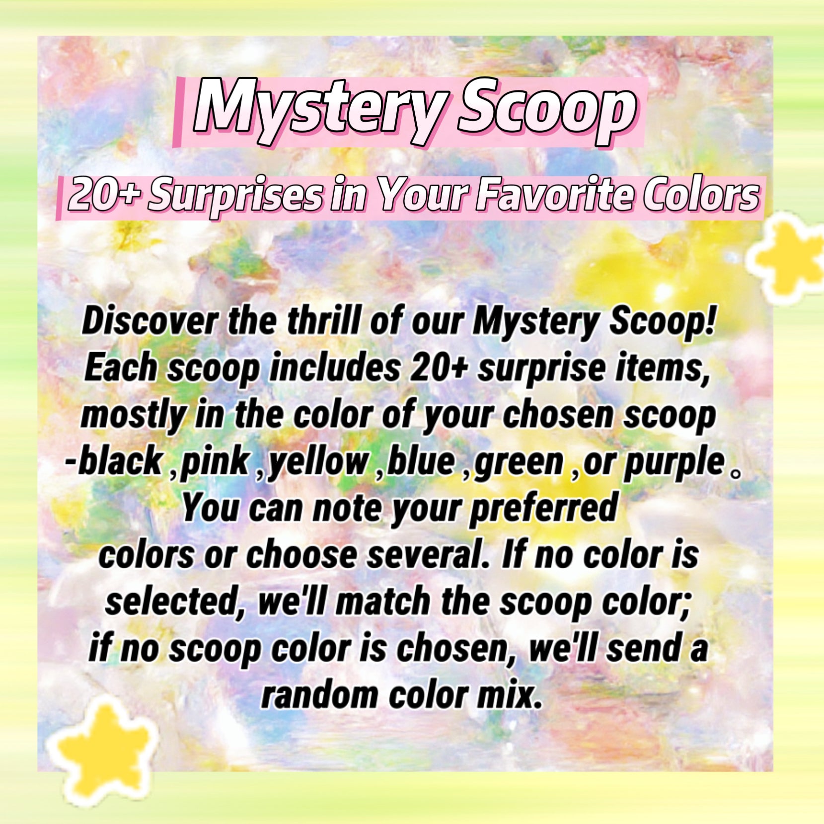 Mystery Surprise Scoop-The Ultimate Gift of Fun&Surprises!